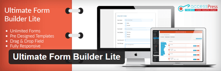 15+ Plugin WordPress indispensabili per i siti Web aziendali nel 2022 Ultimate-Form-Builder-Lite
