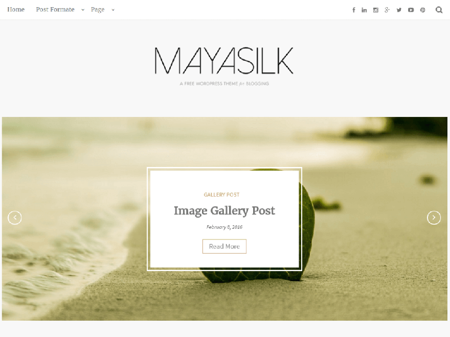 11+ I migliori temi WordPress reattivi gratuiti MayaSilk