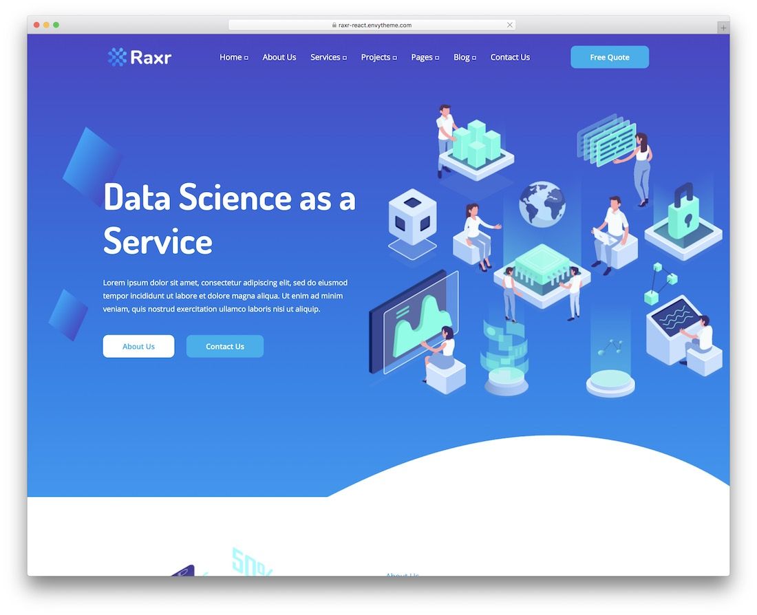 raxr nextjs 模板