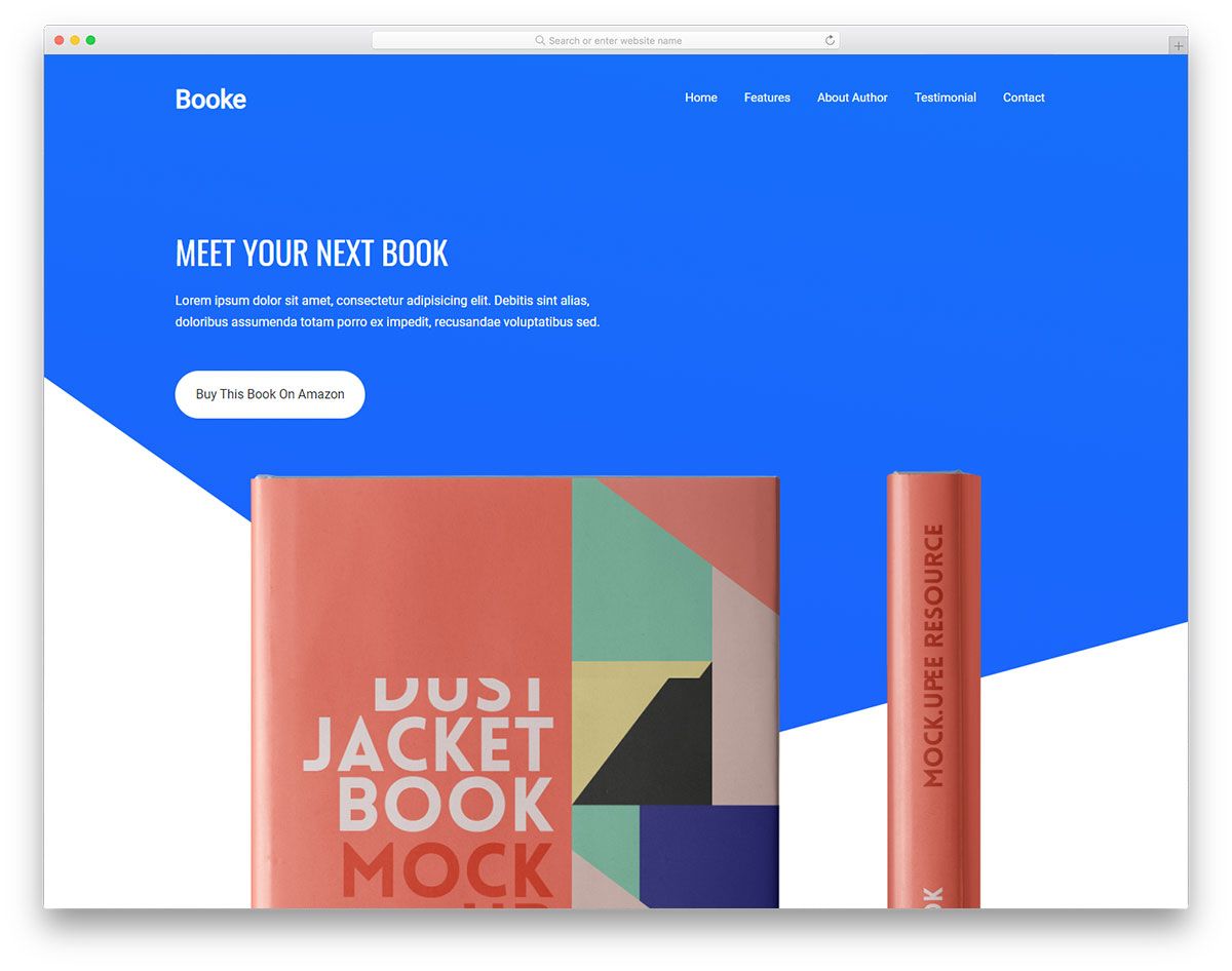 Booke無料テンプレート