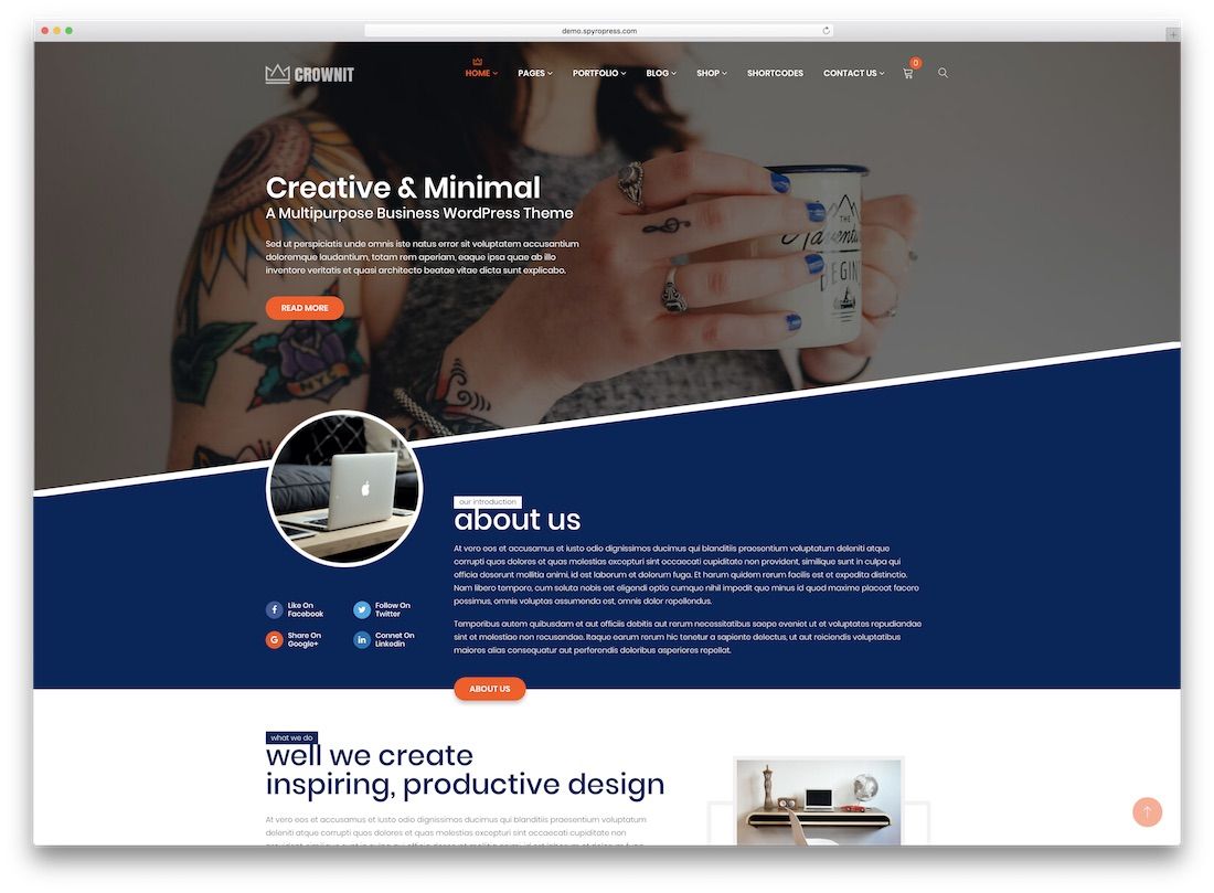 tema compatibile con crownit ecwid