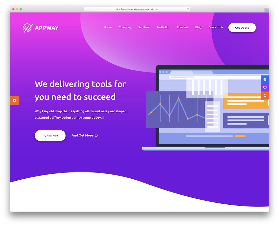 appway 啟動 wordpress 主題