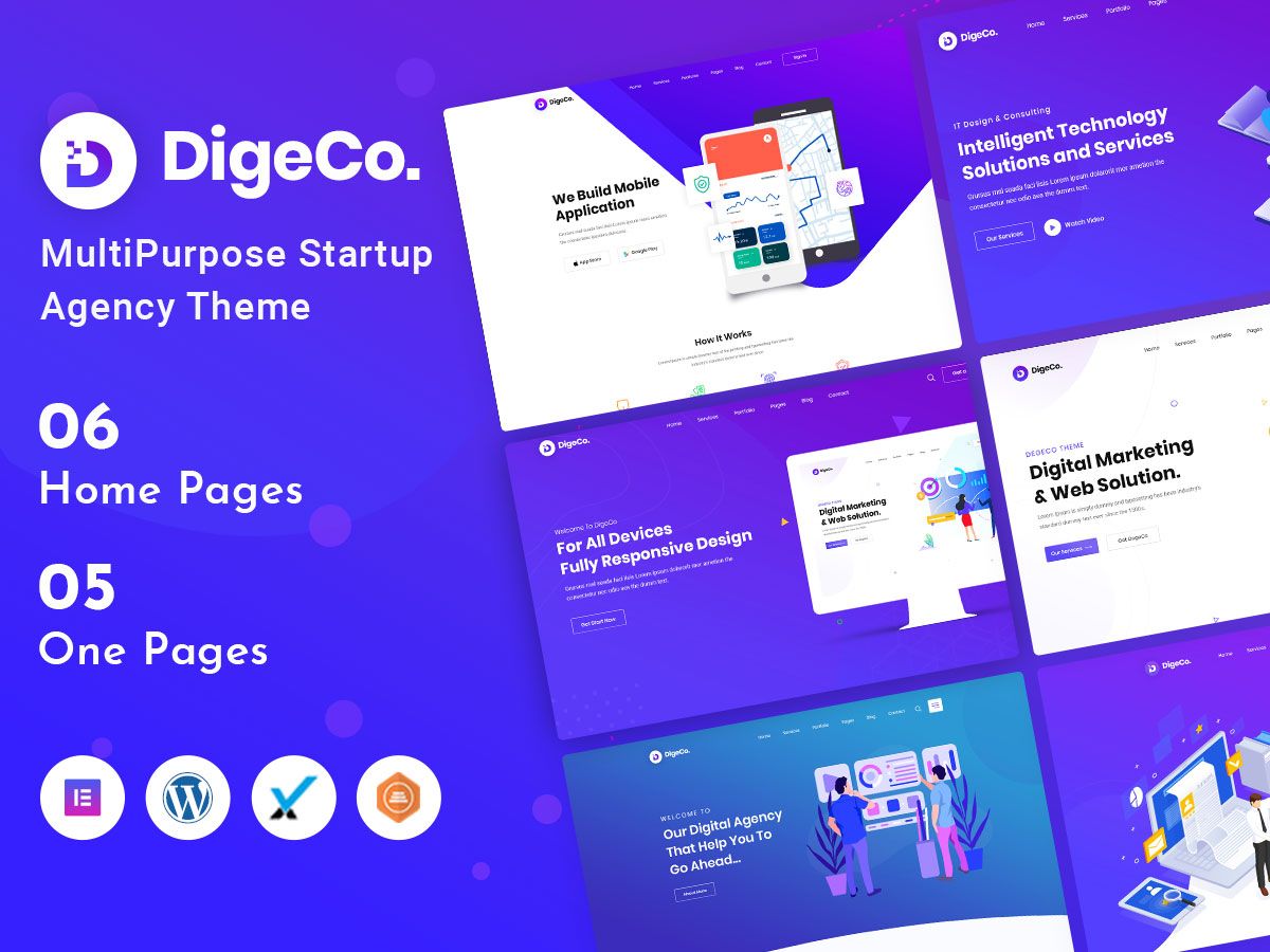 digeco 啟動機構 wordpress 主題