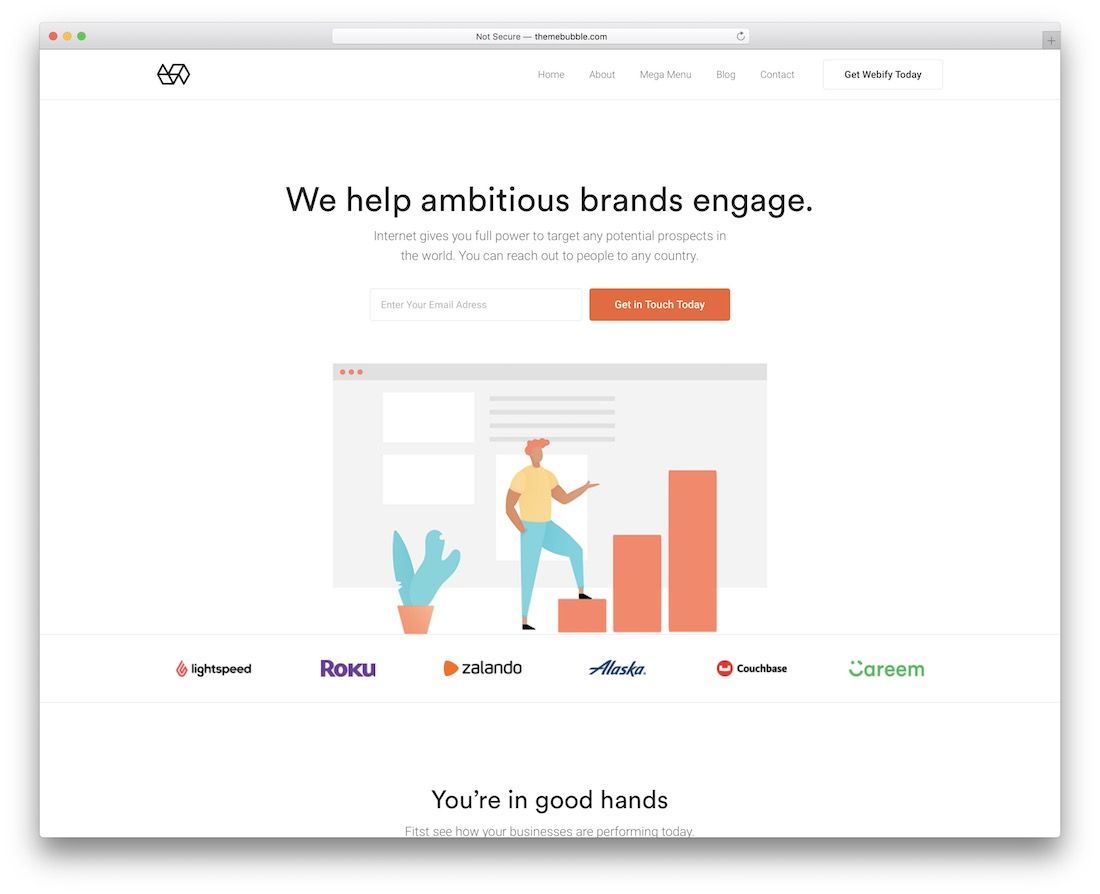 Webify tema wordpress colorată
