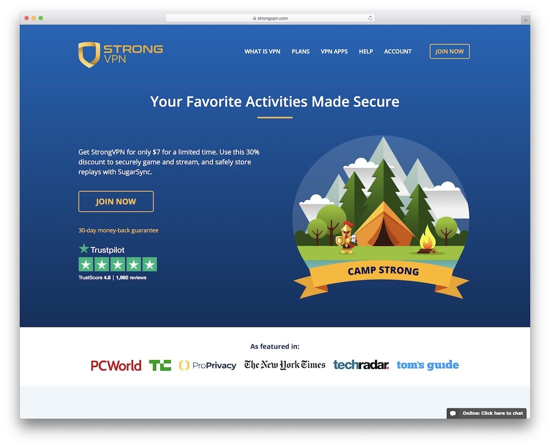 StrongVPN gry VPN