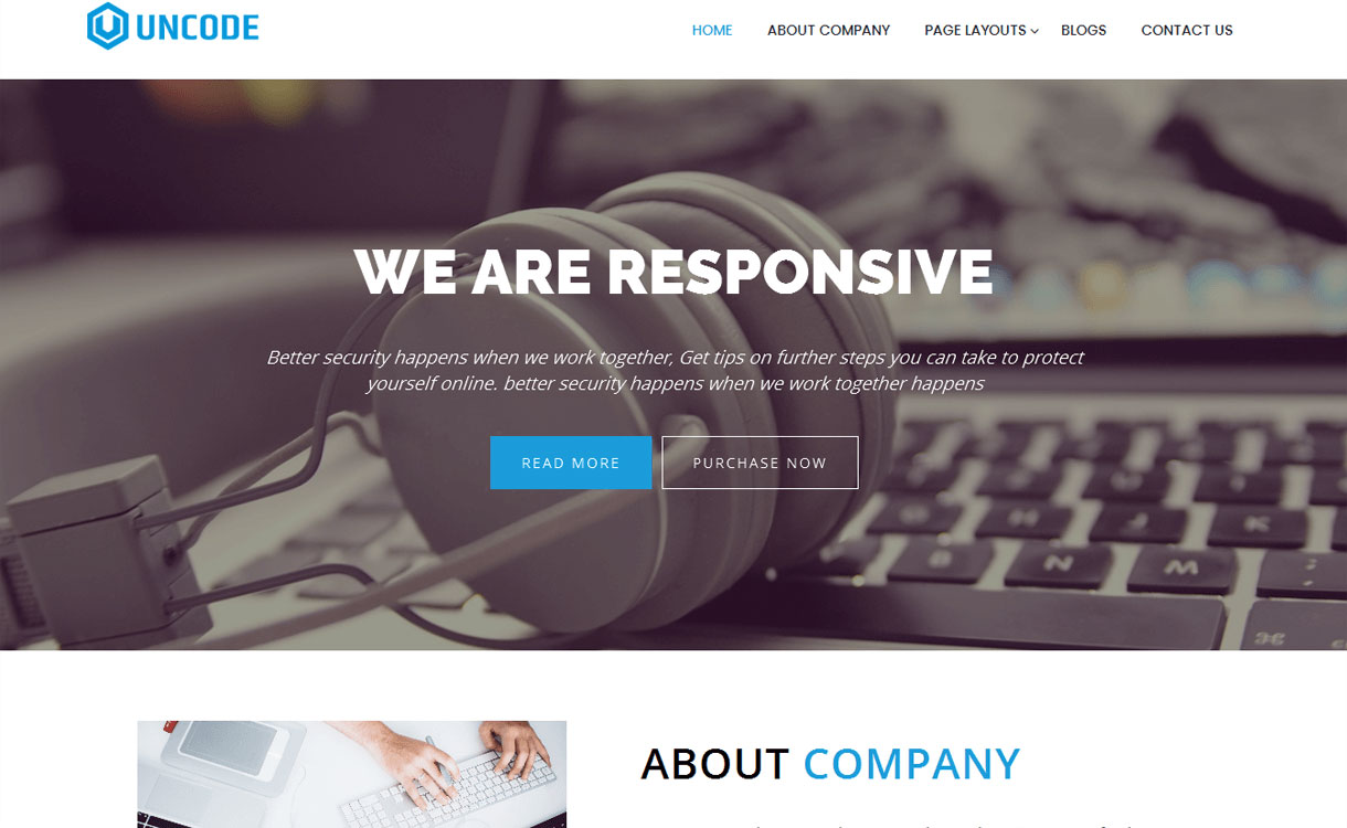 11+ I migliori temi WordPress reattivi gratuiti di ottobre 2016 uncode-best-free-WordPress-theme-October-2016