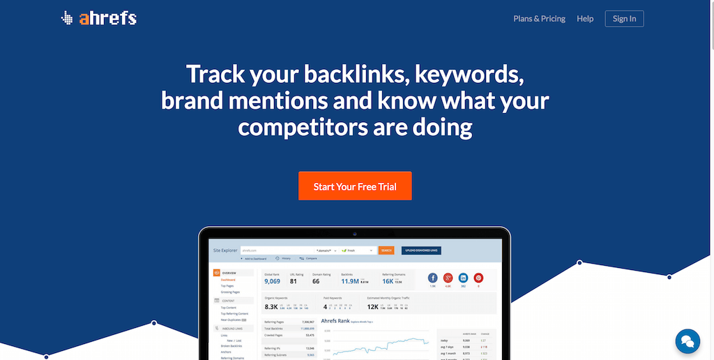 Ahrefs SEO Tools Backlink Checker Relatório SEO
