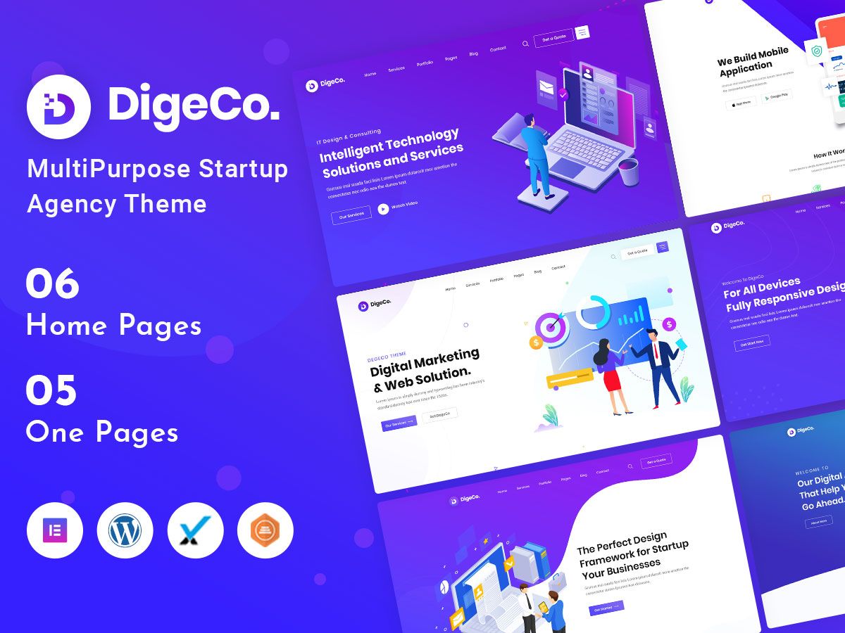 WordPress-Theme von digeco it company