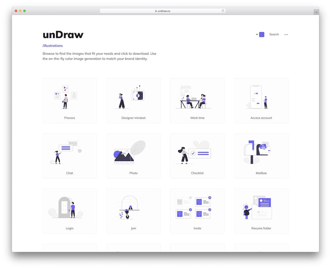 desenhe o site de imagens vetoriais grátis
