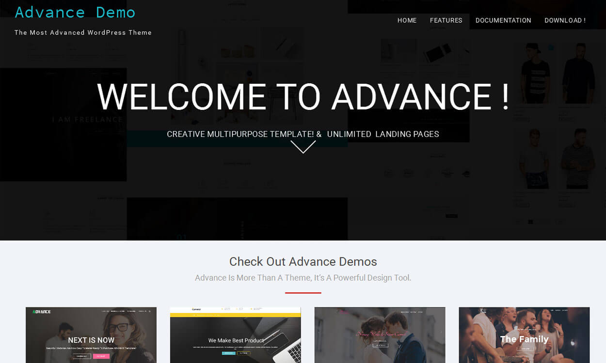 11+ I migliori temi WordPress reattivi gratuiti di novembre 2016 Advance Best free WordPress Theme November 2016