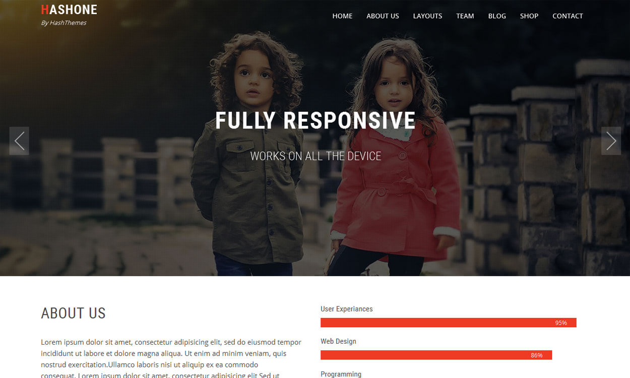 11+ I migliori temi WordPress reattivi gratuiti di novembre 2016 HashOne Best free WordPress Theme November 2016
