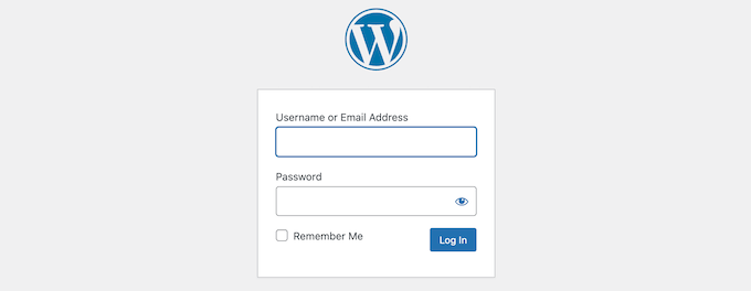 Przykład strony logowania Login page example