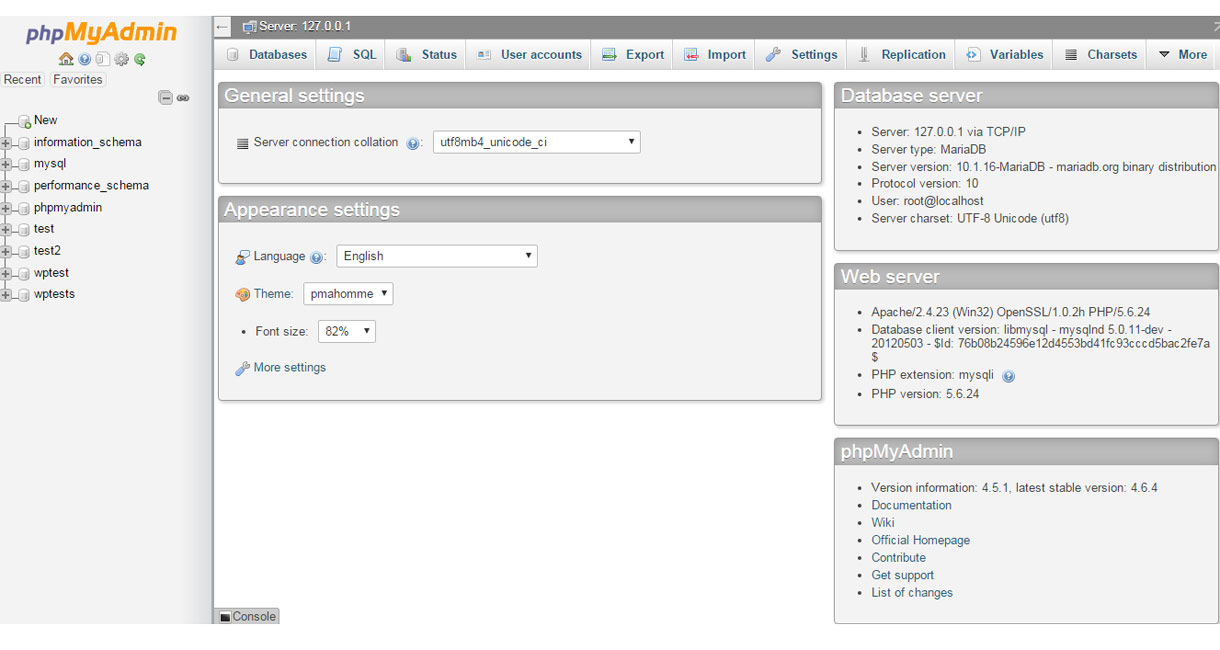 Come installare WordPress sul tuo computer Windows phpmyadmin