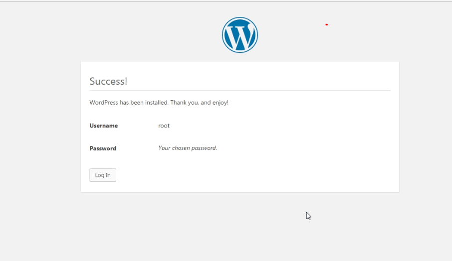 Come installare WordPress sul tuo computer Windows success