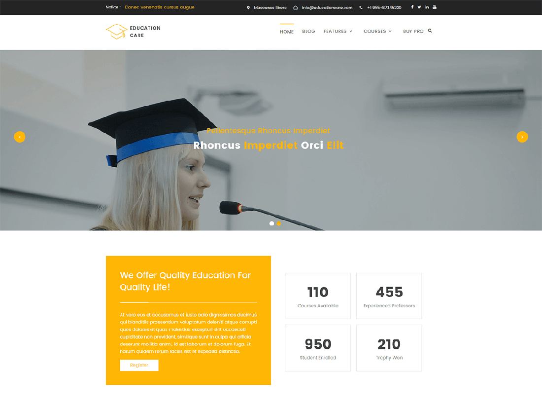 教育關懷 WordPress 教育主題