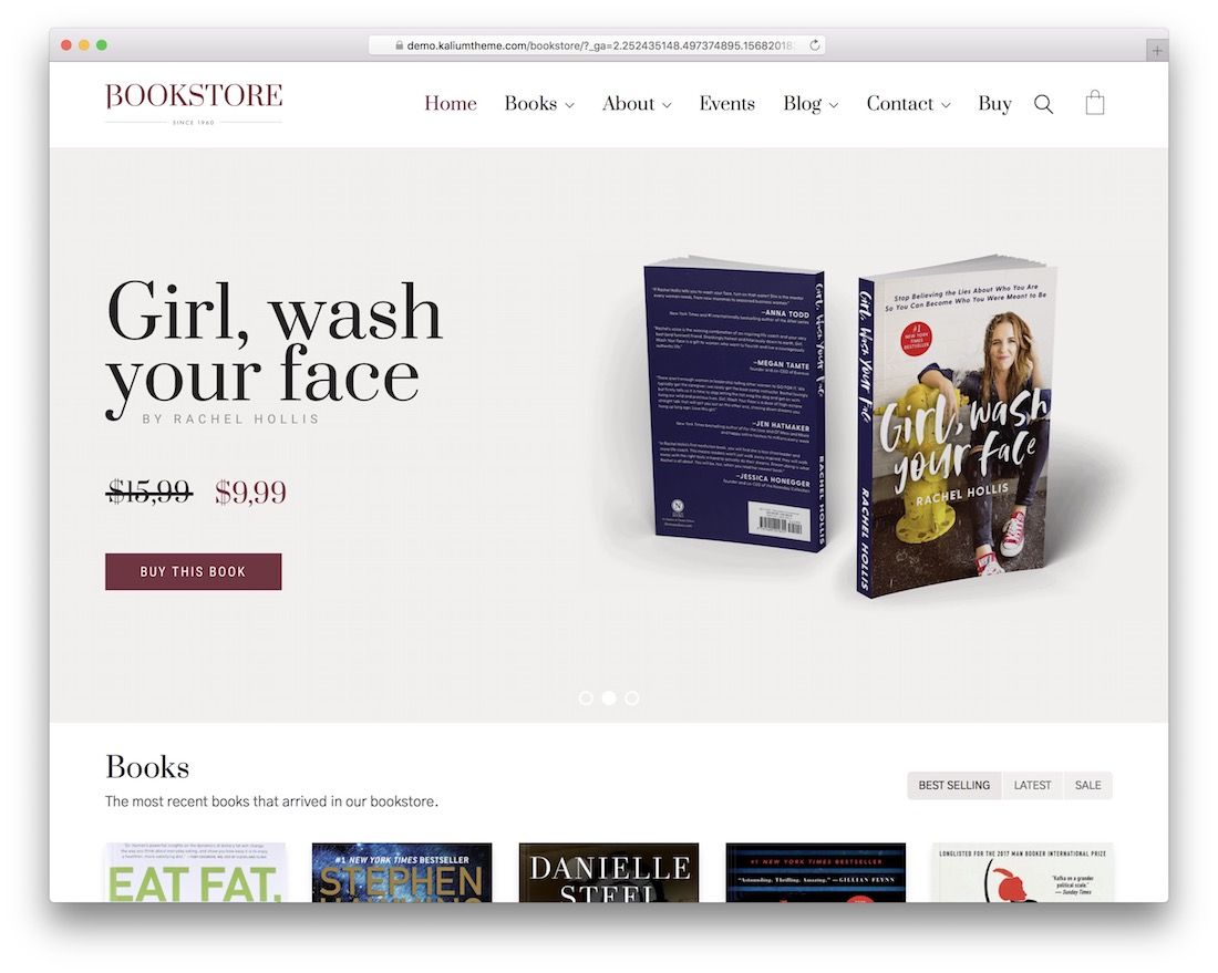 钾 wordpress 书店主题