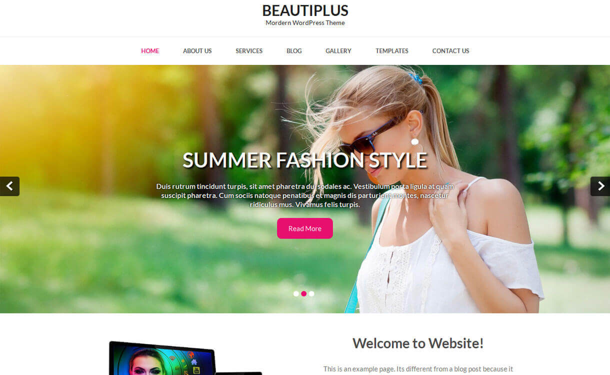 11+ I migliori temi WordPress reattivi gratuiti di dicembre 2016 beautiplus-best-free-WordPress-Theme-December-2018