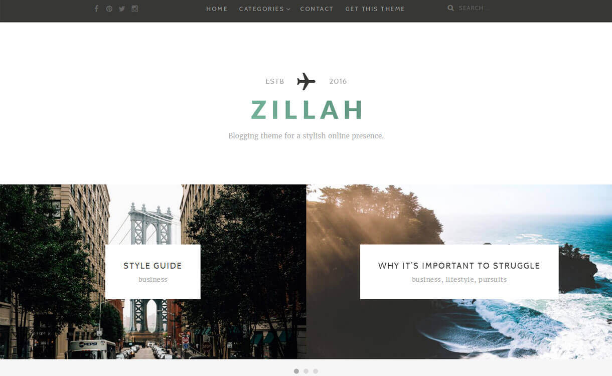 11+ I migliori temi WordPress reattivi gratuiti di dicembre 2016 zillah-best-free-WordPress-Theme-December-2018