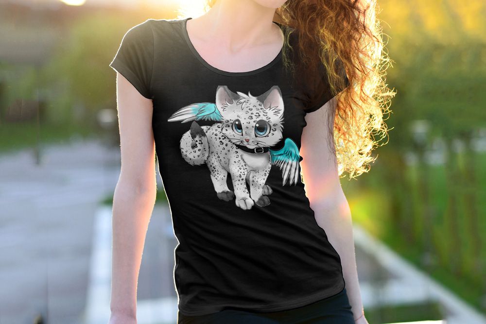 maquette de t-shirt femme gratuite
