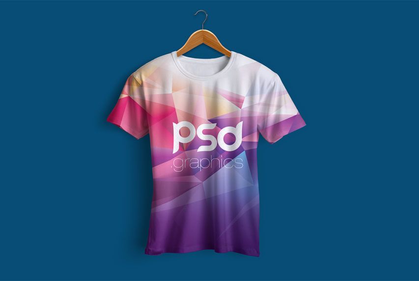 maquette de tshirt suspendu gratuit