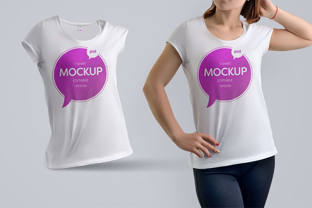 maquette de chemise femme gratuite psd