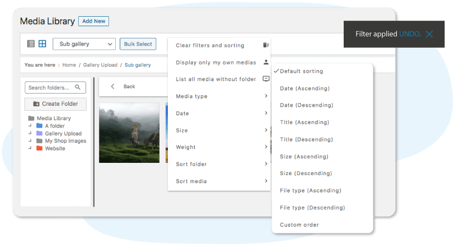 Cartella multimediale WP: il miglior plug-in WordPress Media Manager ricco di funzionalità WP Media Folder - WordPress Media Manager Plugin