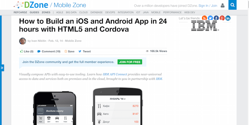 Cara Membuat Aplikasi iOS dan Android dalam 24 jam dengan HTML5 dan Cordova