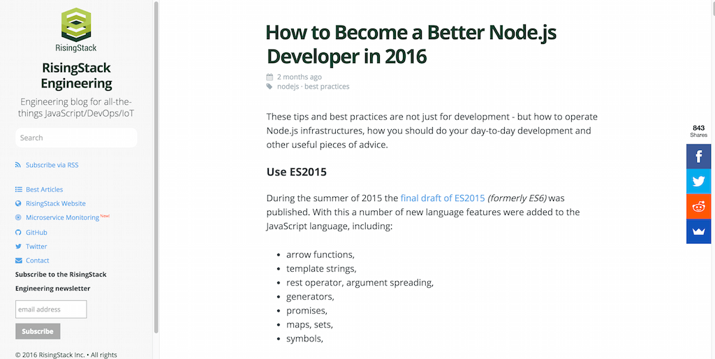 Jak zostać lepszym programistą Node.js w 2016 roku?