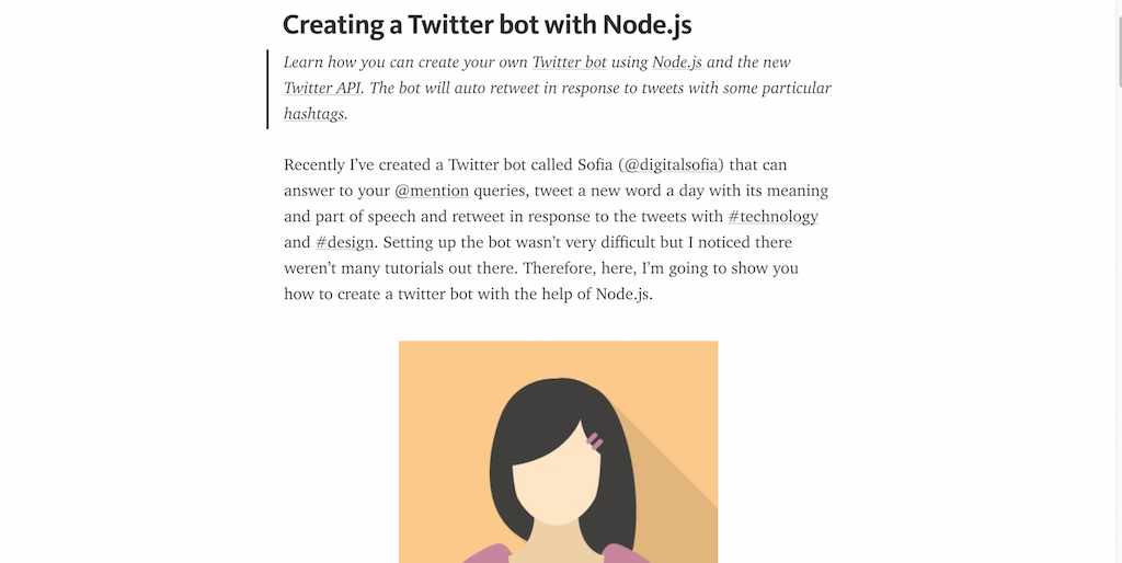 Tworzenie bota na Twitterze za pomocą Node