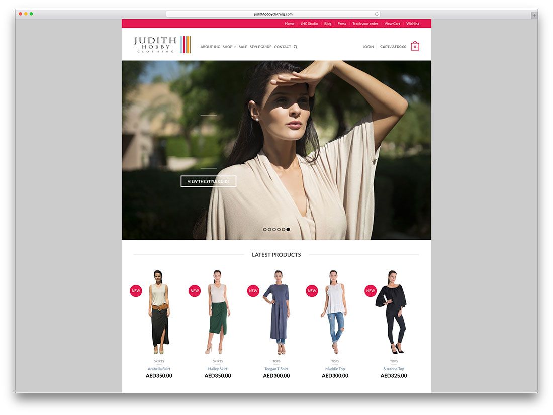 judithhobbyclothing-creative-woocommerce-site