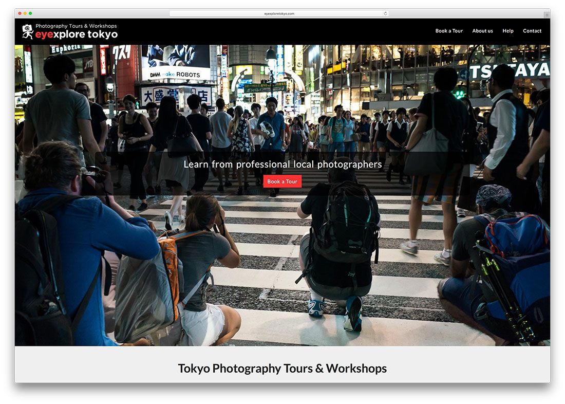 eyexploretokyo-photography-przykład-strony-woocommerce