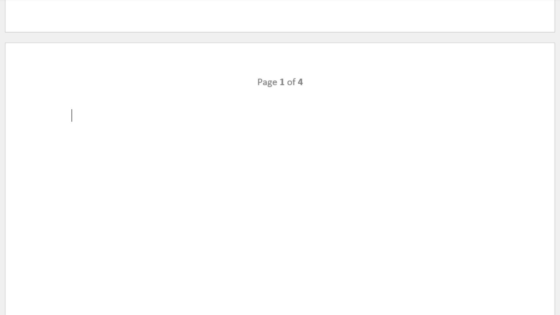 Zrzut ekranu z numerem strony w Microsoft Word