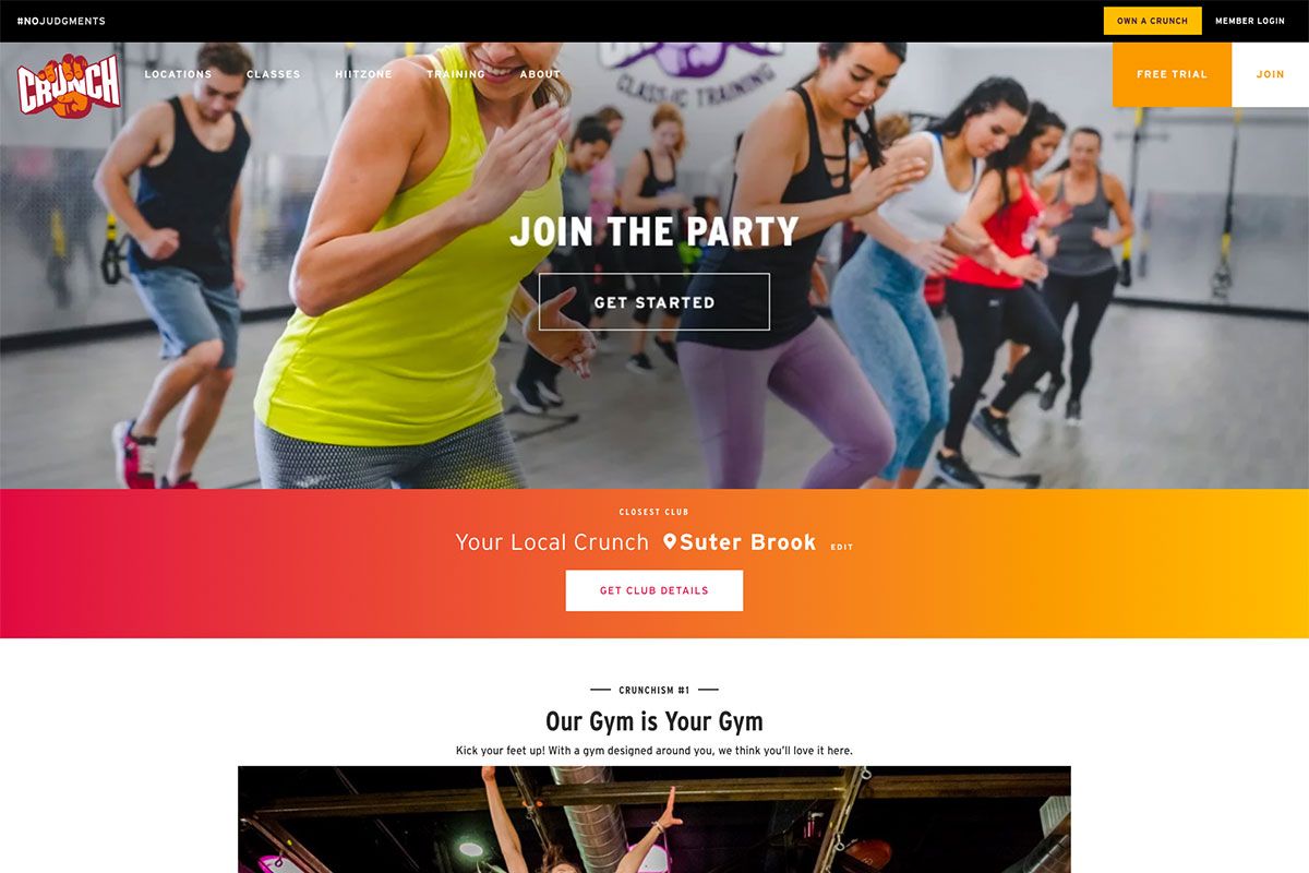 Crunch - centrum fitness