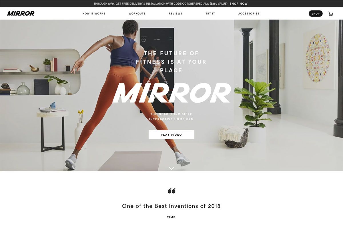 Mirror - strona siłowni