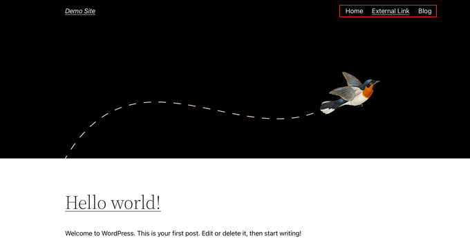 nofollowmenusmethod2preview Preview of Nofollow Link in Navigation Menu
