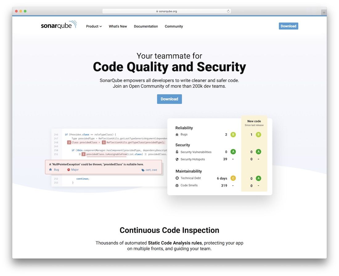 alat kualitas kode sonarqube
