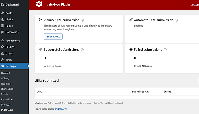 MicrosoftによるIndexNowWordPressプラグイン IndexNow WordPress plugin by Microsoft