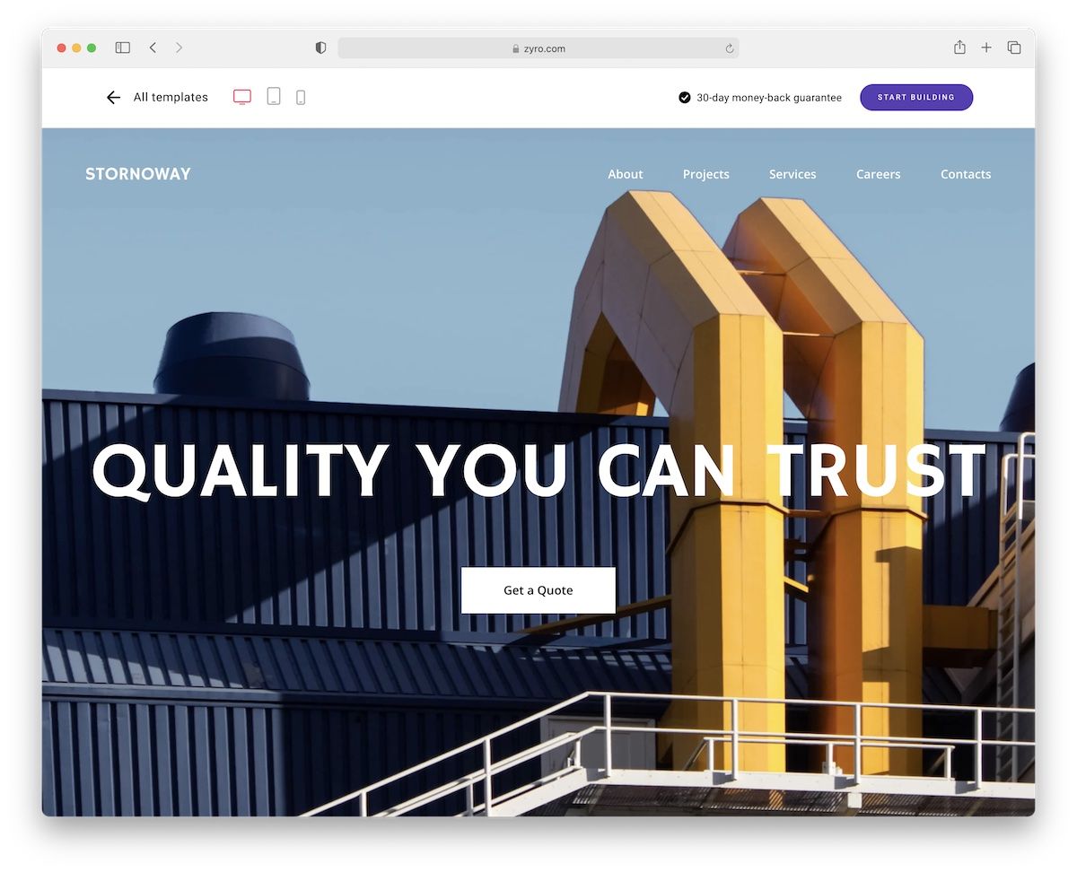 stornoway Website-Design