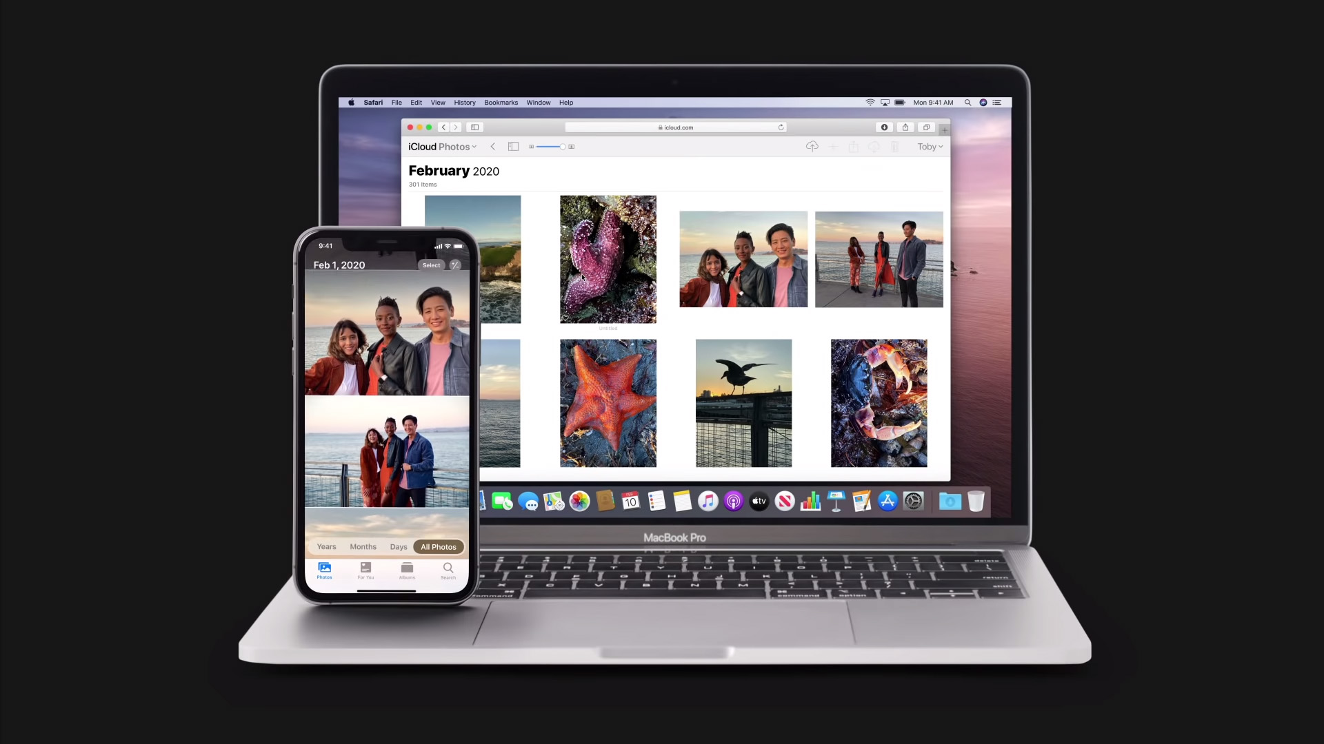 電話やラップトップの写真にアクセスするために使用されているiCloud。