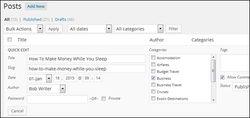 WordPress 블로그 게시물을 예약하는 방법 Scheduling Your Posts In WordPress
