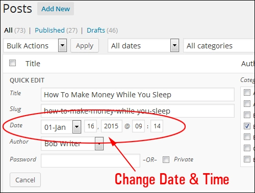 WordPress에서 블로그 게시물을 예약하는 방법 Scheduling WordPress Posts