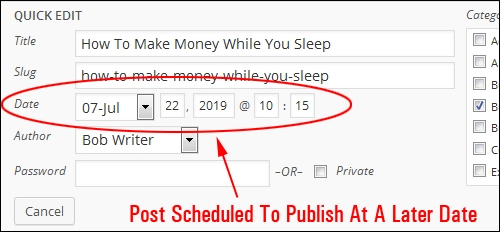 WordPress 게시물을 예약하는 방법 How To Schedule WordPress Blog Posts