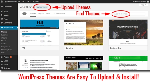 Che cos'è un tema WordPress - Come installare e caricare
