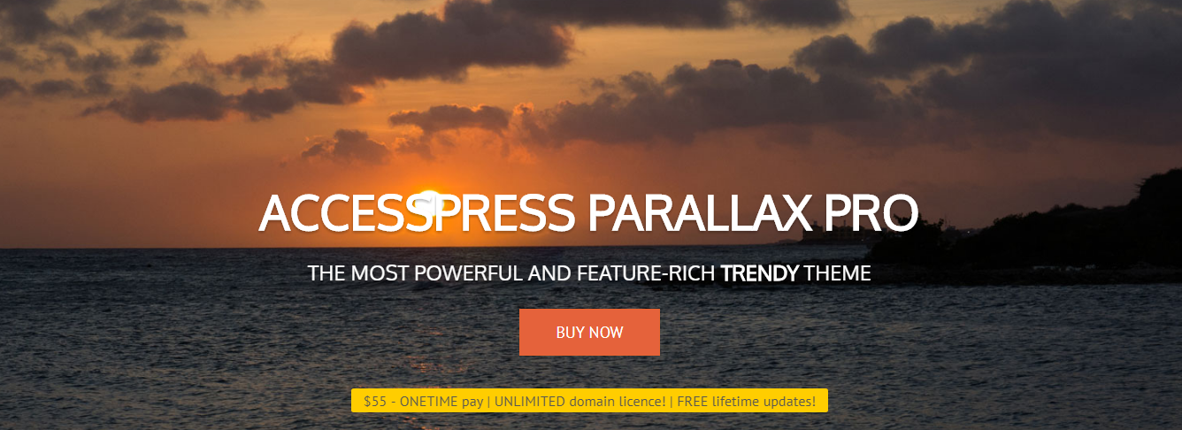 15+ migliori temi premium per una pagina WordPress 2022 AccessPress Parallax Pro - Best Premium One Page Theme