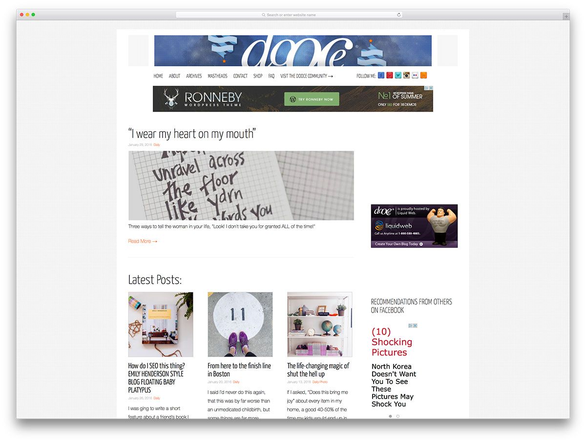 dooce-blog-example-using-wordpress-as-cms