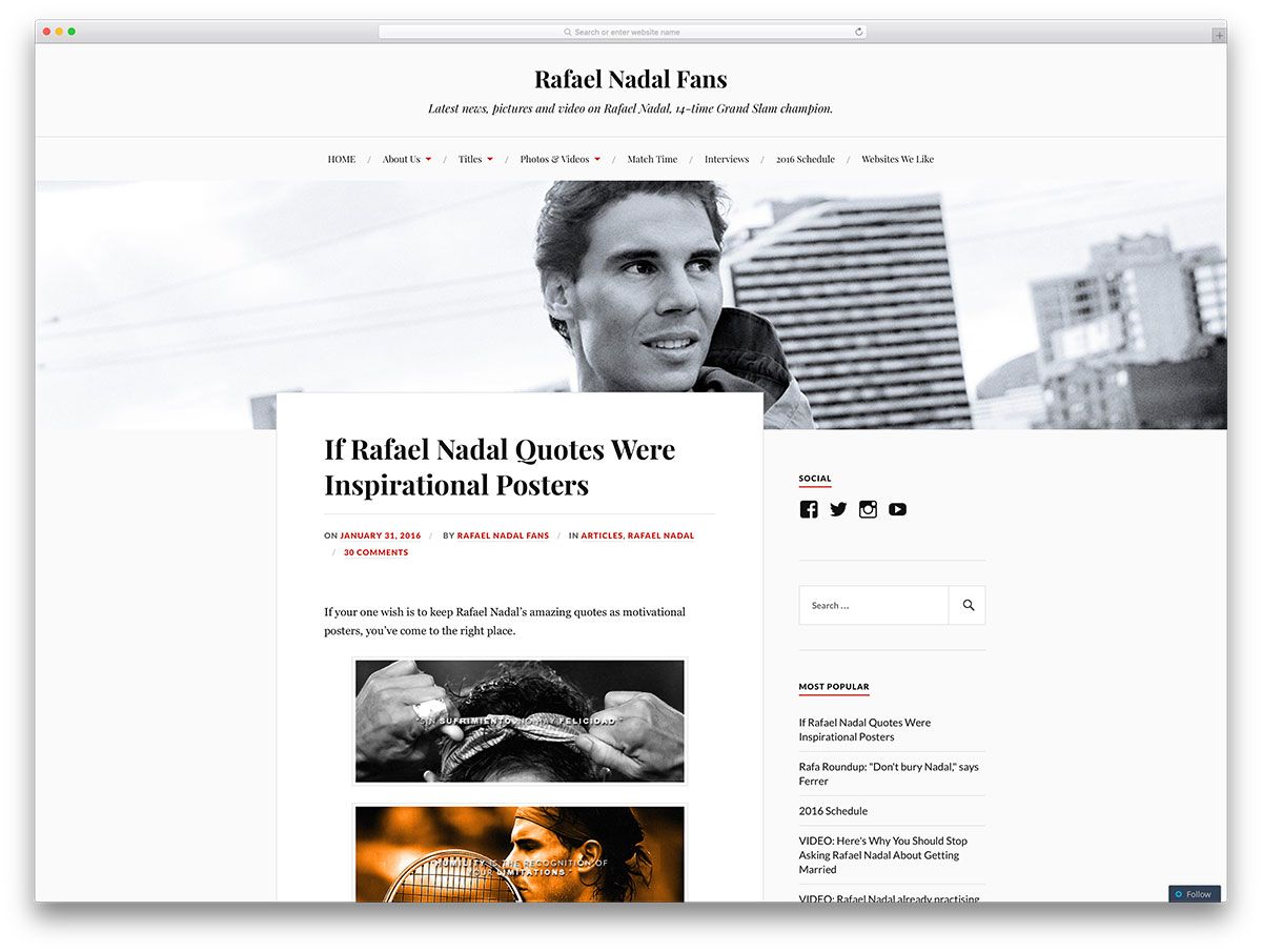 rafaelnadalfans-blog-using-wordpress-cms