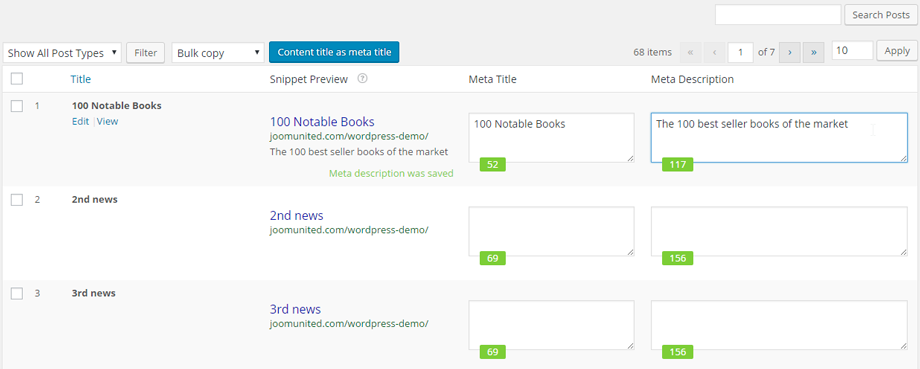 WP Meta SEO - Una soluzione SEO completa per siti Web WordPress WP Meta SEO Feature - Content Meta