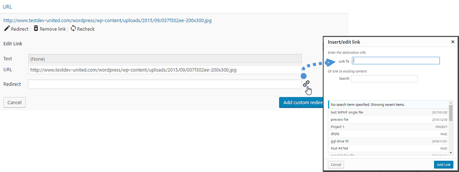 WP Meta SEO - Una soluzione SEO completa per siti Web WordPress WP Meta SEO Feature - redirect Link Manager