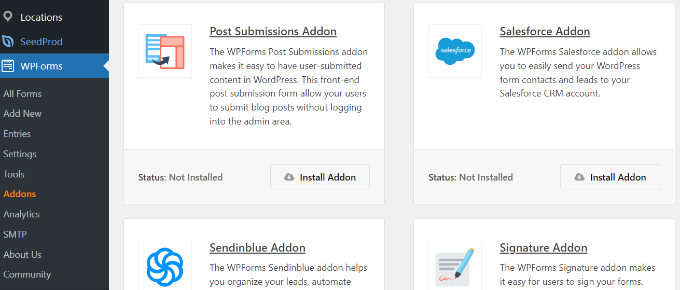 โพสต์การส่ง addon โดย WPForms Post submission addon by WPForms