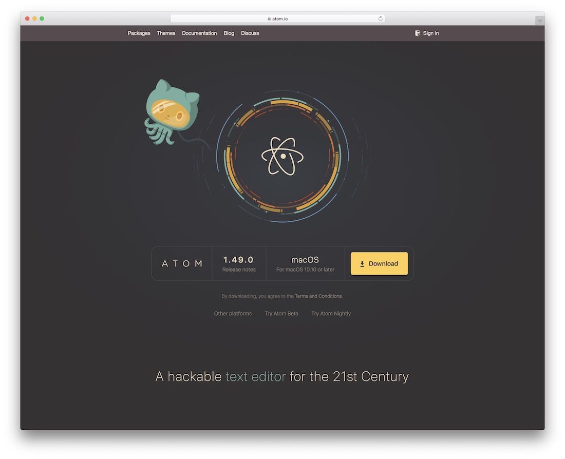 WebデザイナーのためのAtomコードエディター